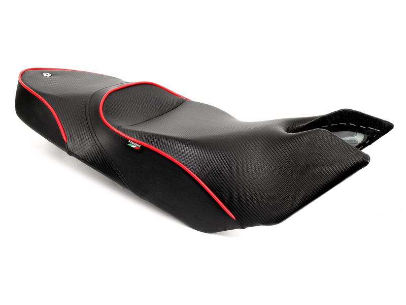 World Sport Performance Seat for the Ducati Hypermotard, Regular Height, Red Welt.